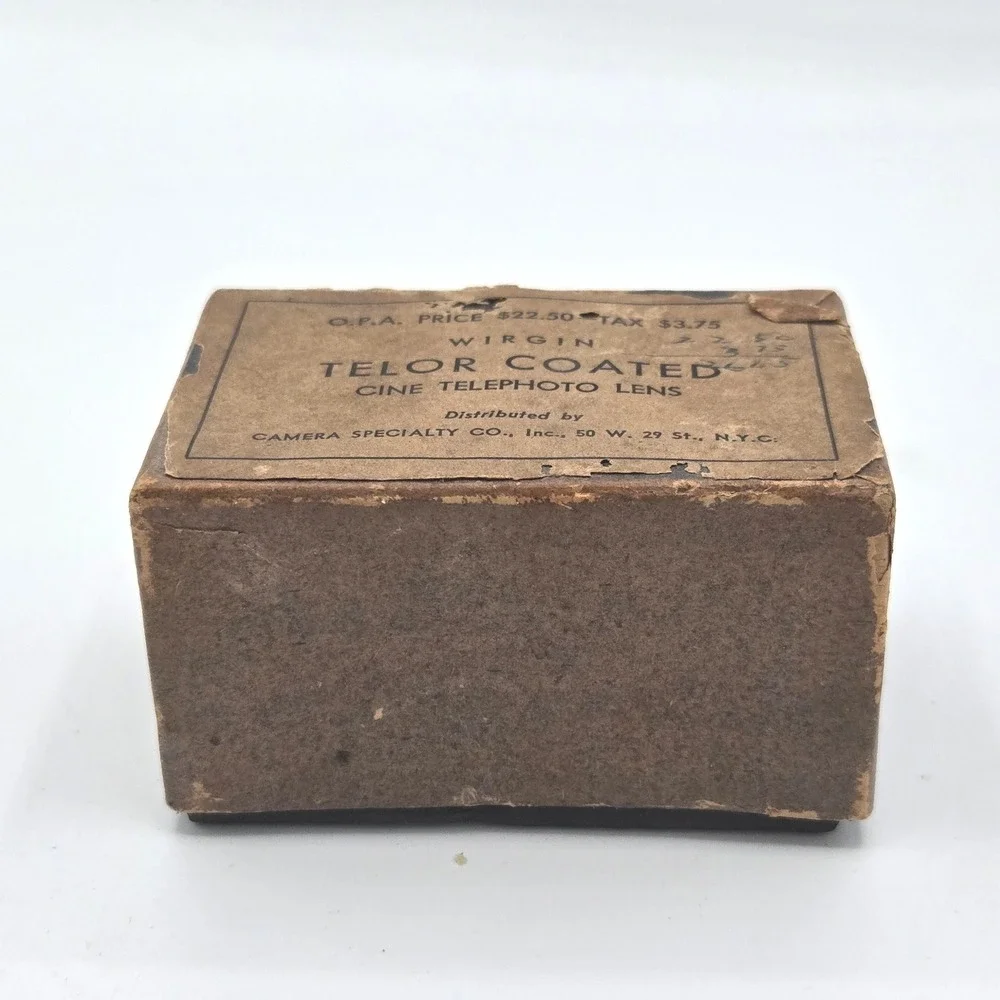 Vintage Wirgin Telor Coated Cine Telephoto Lens‎ (c. Mid-1940s)